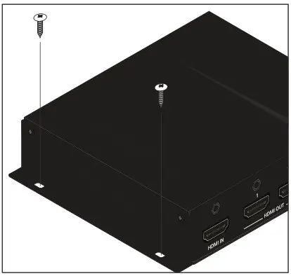 ATLONA AT RON 442 4K HDR Two Output HDMI Distribution Amplifier - Power Connector 3