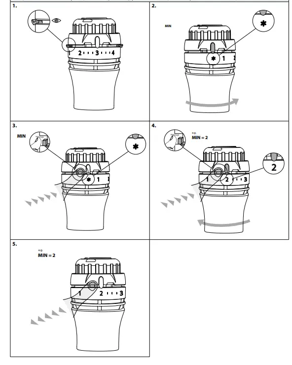 Danfoss 015G3392 Redia RA click Thermostatic Sensors - Installation5