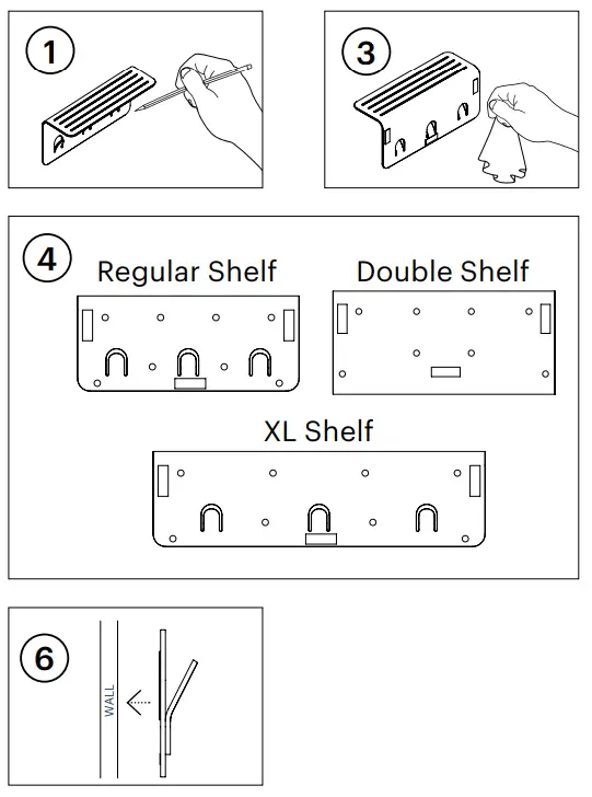 Brondell Nebia Shelf - Nebia