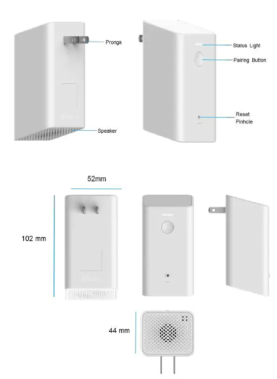 SERCOMM xChime XHV1 Plug In Wireless Speaker Device-fig-1