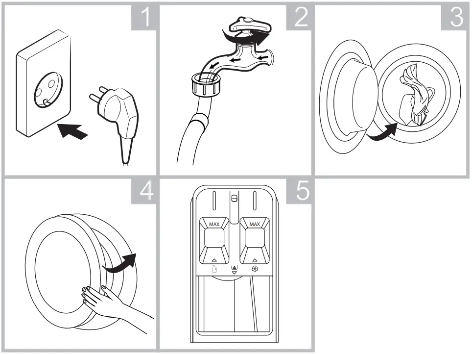 CENTEK CT-1953 Washing Machin - BEFORE WASHING