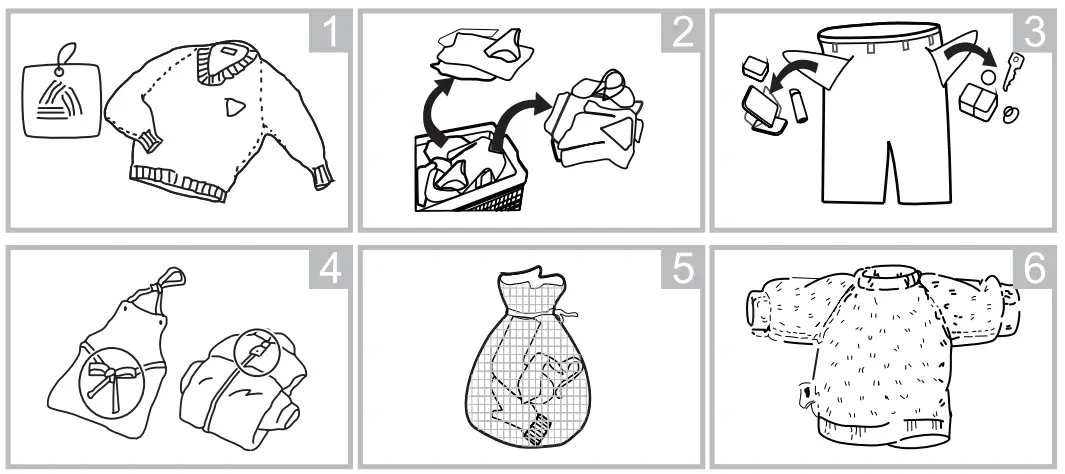 CENTEK CT-1953 Washing Machin - PREPARING YOUR LAUNDRY