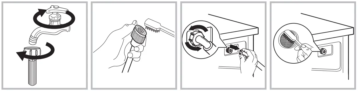 CENTEK CT-1953 Washing Machin - WATER INTAKE FILTER