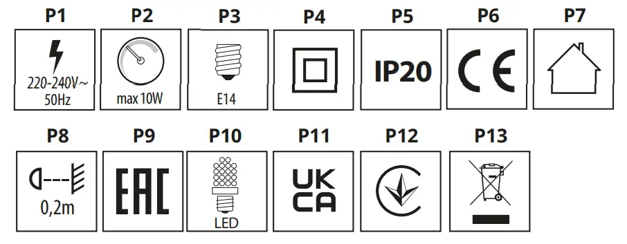 Kanlux NEDIA E14 LED Floodlight Stato N - icon 2
