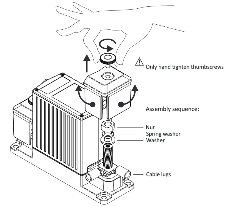 tbs electronics 48V 350A Remote Battery Switch - Main cable
