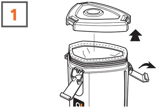 RIDGID HDB6000 NXT Backpack Vacuum Cleaner - QUICK START INSTRUCTIONS 1