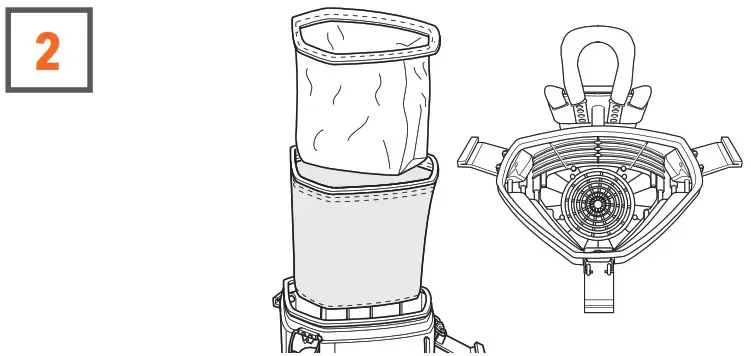 RIDGID HDB6000 NXT Backpack Vacuum Cleaner - QUICK START INSTRUCTIONS 2