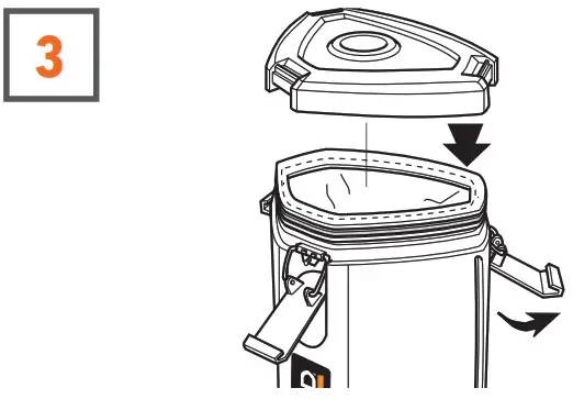 RIDGID HDB6000 NXT Backpack Vacuum Cleaner - QUICK START INSTRUCTIONS 3
