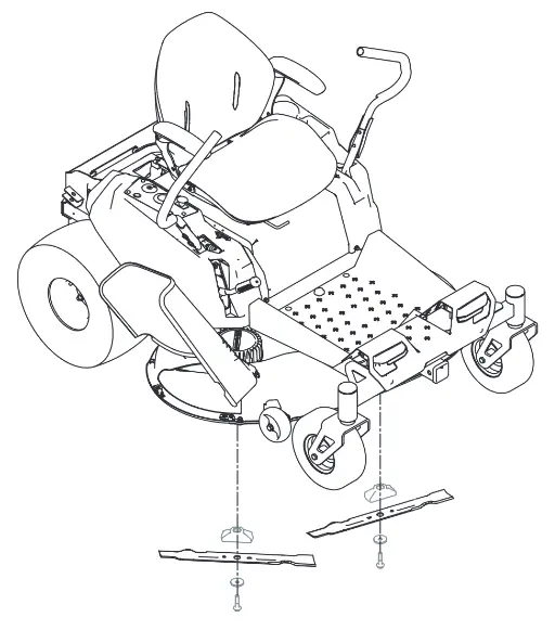 greenworks RLV42M Grass Bagger - assembly 1