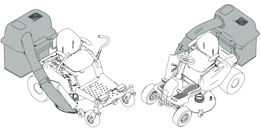 greenworks RLV42M Grass Bagger