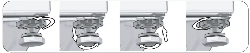 Euromaid EFL900WPRO Washing Machine - Adjusting the feet