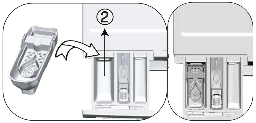 Euromaid EFL900WPRO Washing Machine - Using liquid detergents