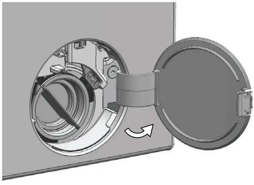 Euromaid EFL900WPRO Washing Machine - loading door