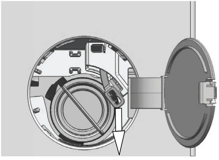 Euromaid EFL900WPRO Washing Machine - pump filter