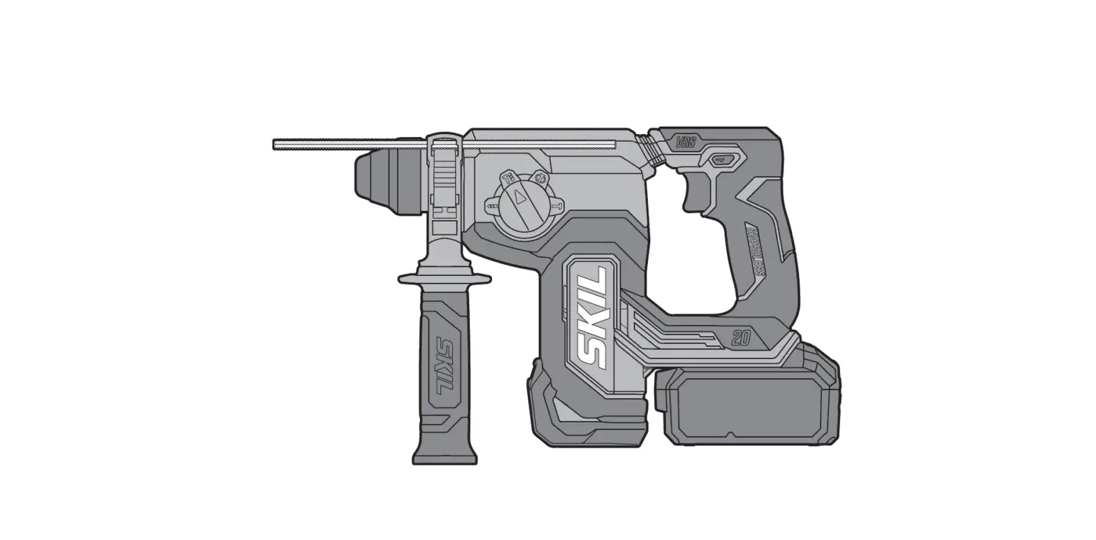 Skil Rh1e3851ja Cordless Rotary Hammer Instruction Manual Skil Rh1e3851ja Cordless Rotary Hammer Instruction Manual