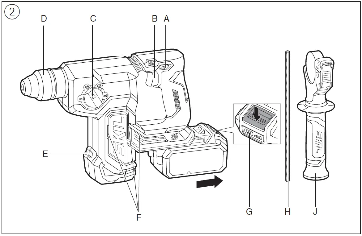 SKIL-RH1E3851JA-Cordless-Rotary-Hammer-fig- (5)