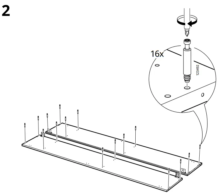 IKEA NYSJÖN High Cabinet White 11 - Assembly 1