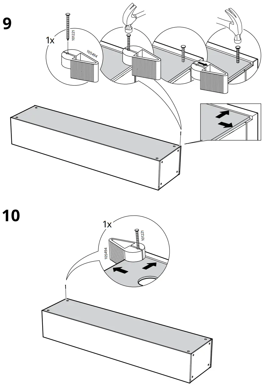 IKEA NYSJÖN High Cabinet White 11 - Assembly 5