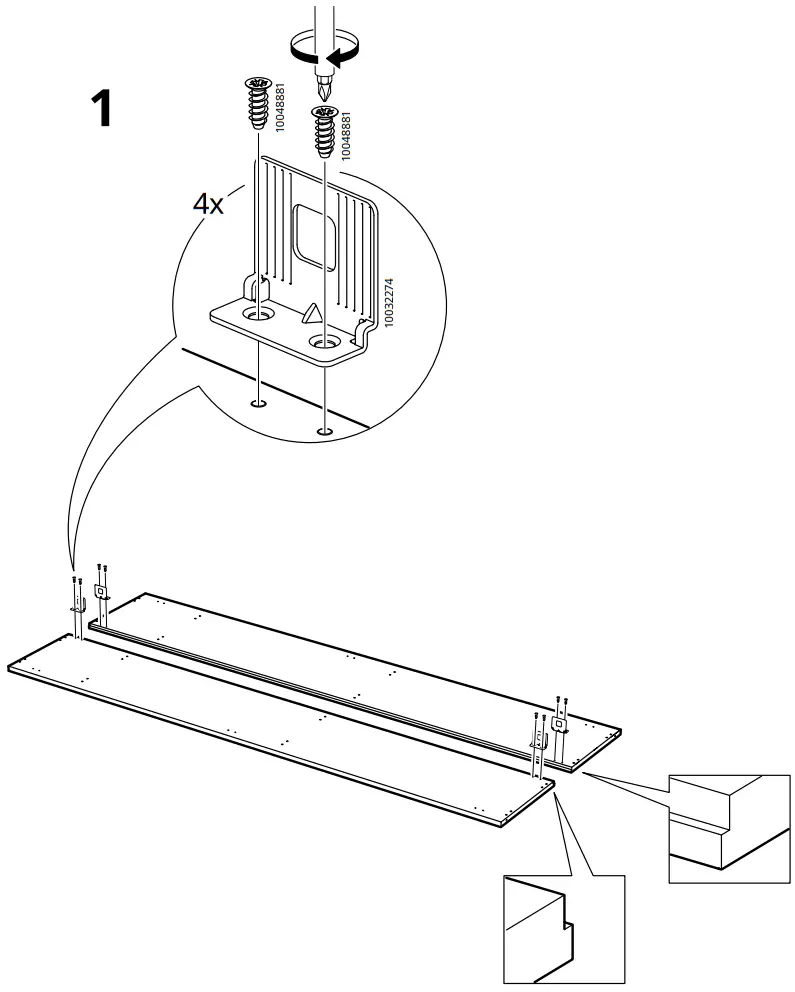 IKEA NYSJÖN High Cabinet White 11 - Assembly
