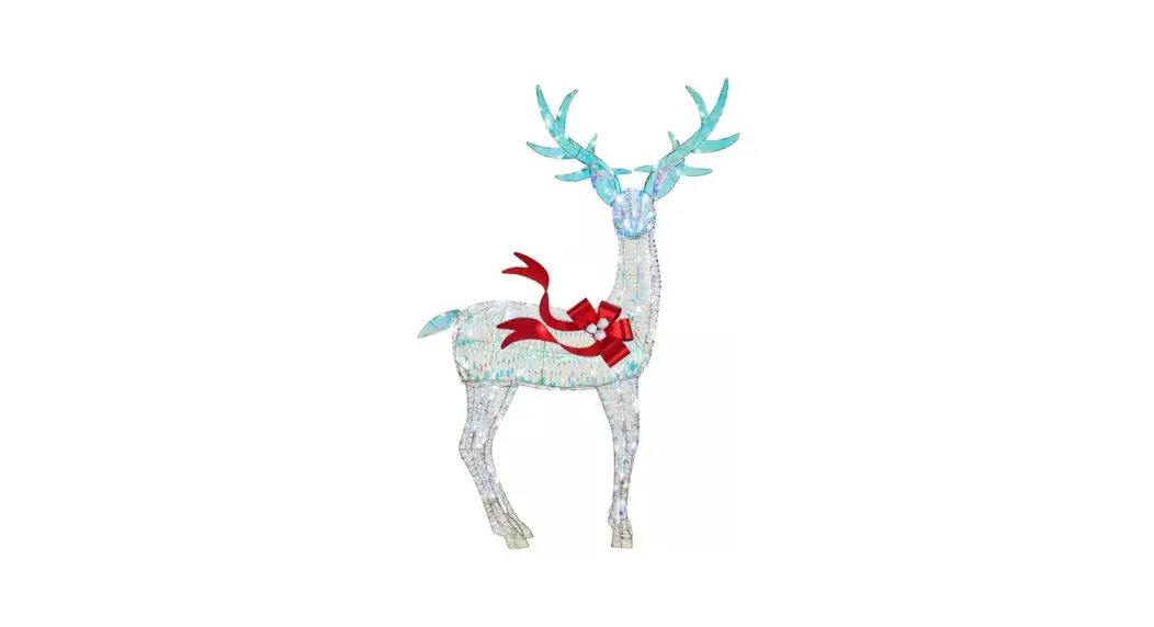 Home Accents Holiday 21gm11814 Iridescent Ribbon Reindeer Holiday Yard Decoration Instructions