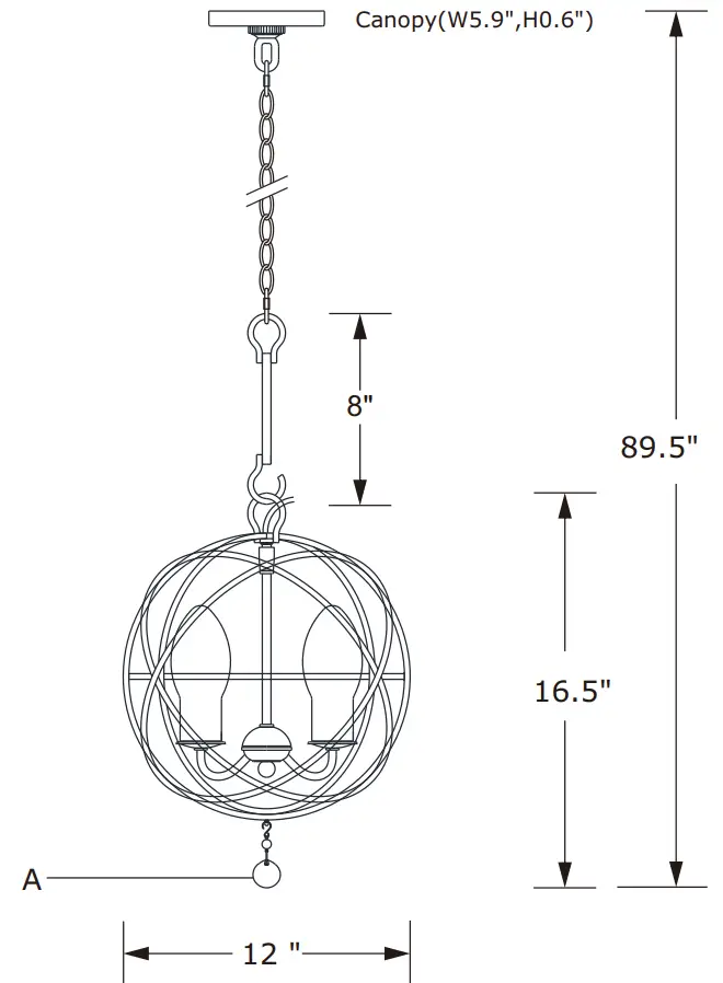 CRYSTORAMA-SOL-9325-EB-Solaris-Three-Light-Outdoor-Chandelier-FIG-1