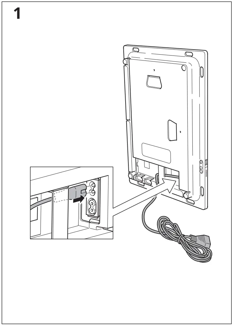 IKEA 204.873.16 SYMFONISK Picture Frame with WiFi Speaker - Assembly 1