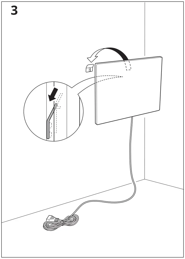 IKEA 204.873.16 SYMFONISK Picture Frame with WiFi Speaker - Assembly 13