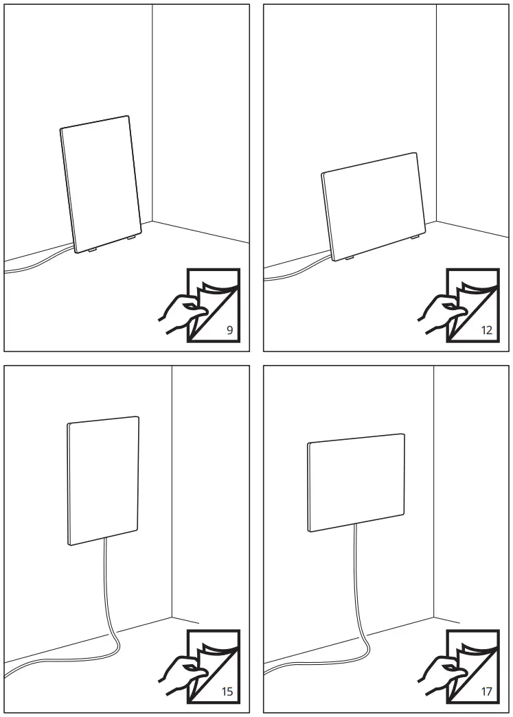 IKEA 204.873.16 SYMFONISK Picture Frame with WiFi Speaker - Assembly 3