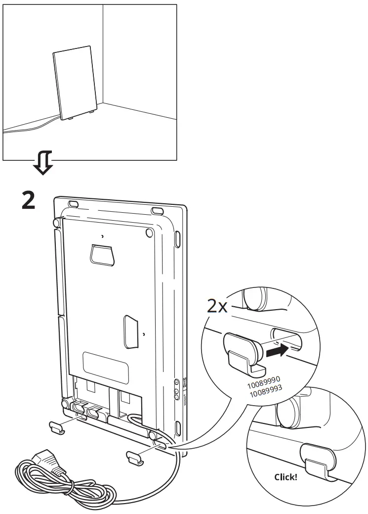IKEA 204.873.16 SYMFONISK Picture Frame with WiFi Speaker - Assembly 4