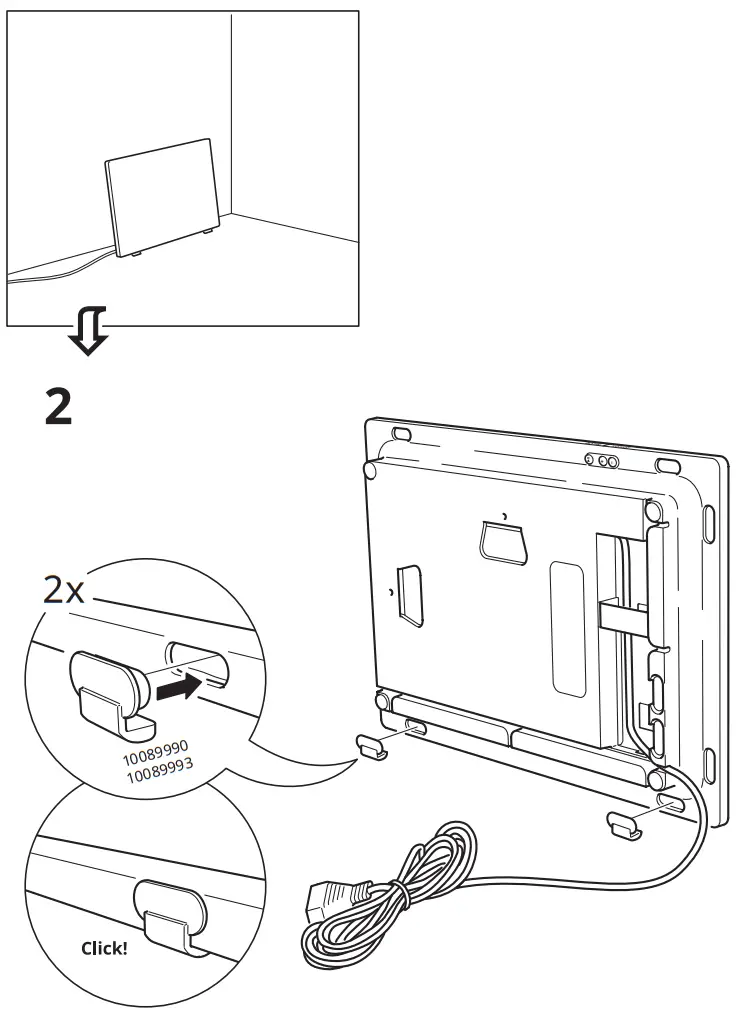IKEA 204.873.16 SYMFONISK Picture Frame with WiFi Speaker - Assembly 7