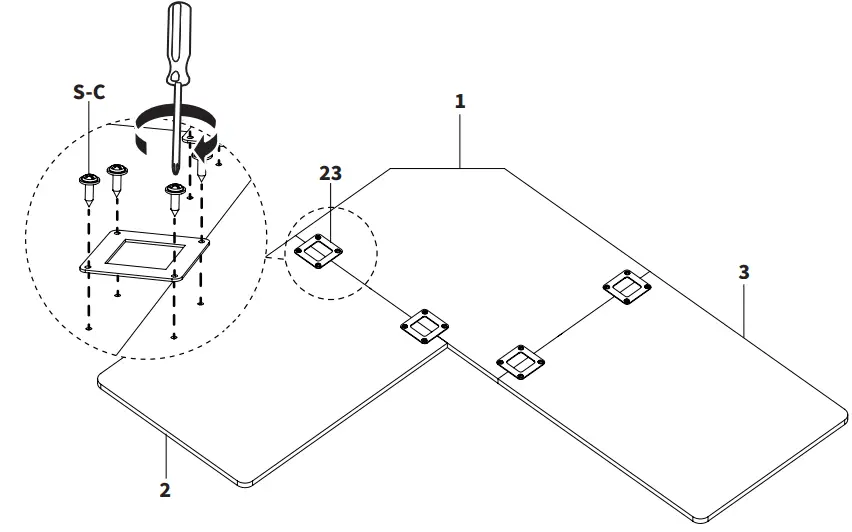 V I V O-DESK-E3CVB-C-D-N-W-Two-Tier-63-x-55-Corner-Electric-Desk-FIG-12
