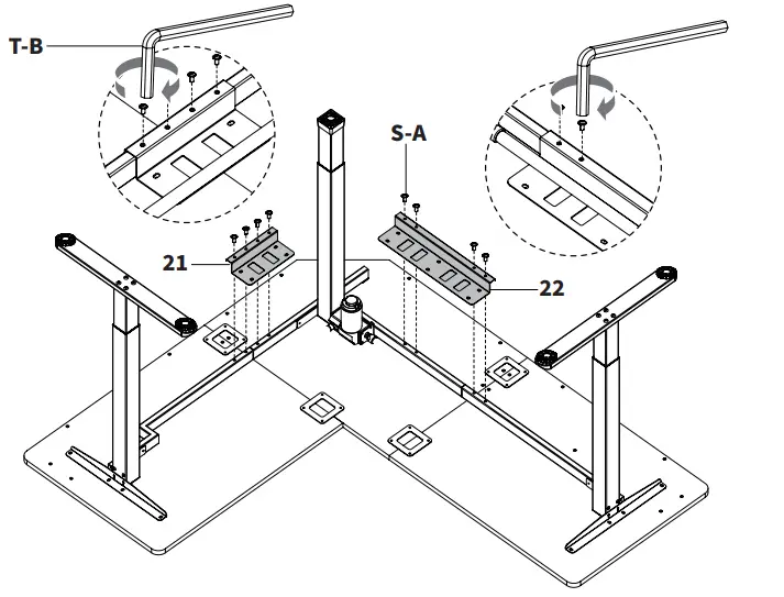V I V O-DESK-E3CVB-C-D-N-W-Two-Tier-63-x-55-Corner-Electric-Desk-FIG-13