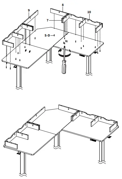 V I V O-DESK-E3CVB-C-D-N-W-Two-Tier-63-x-55-Corner-Electric-Desk-FIG-19