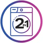 GE Profile GFR0728PTDS UltraFast Combo Washer and Dryer - j12