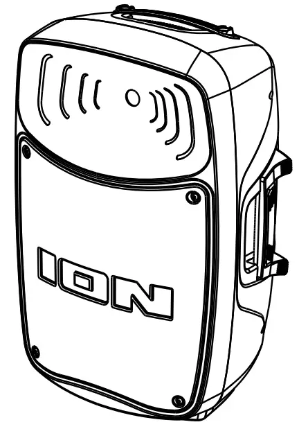 ION Pro Glow Ultra High Power Bluetooth Enabled Speaker