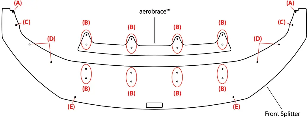 aerofabb VW-MK7-GTI-V1-FWS-SE Street Edition Front Splitter-FIG1