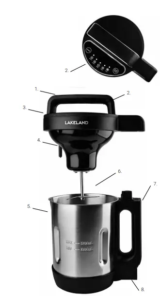LAKELAND-27213-Compact-Soup-Maker-fig-1