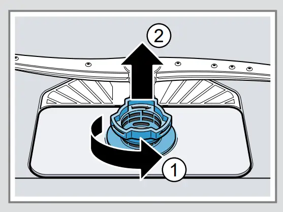 SIEMENS SN45ZS55CS Dishwasher - filters
