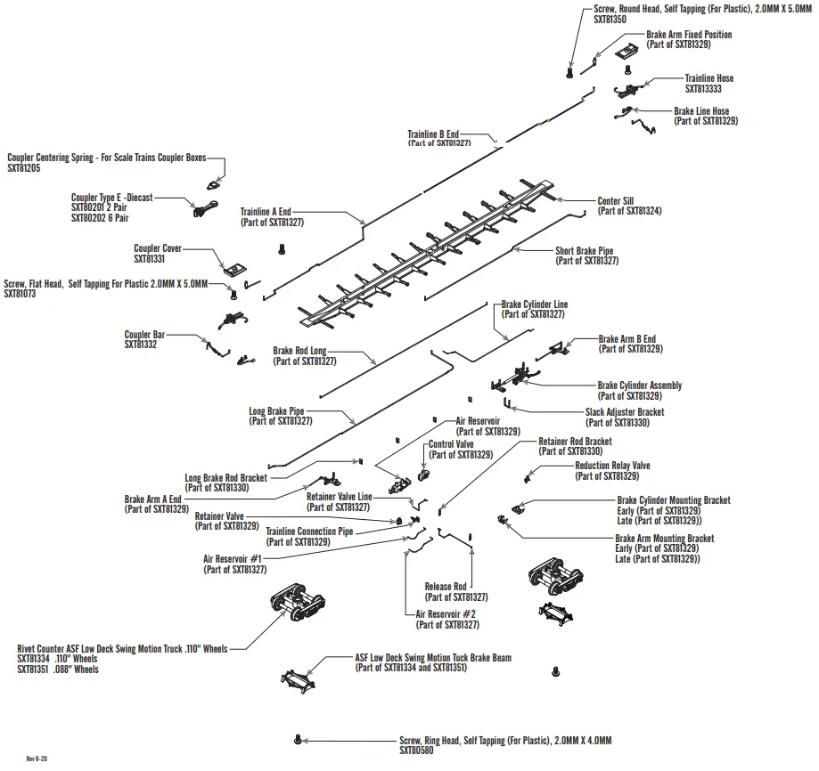 RIVET COUNTER SXT81312 Scale Gunderson Multi Max Autorack - Discription 1