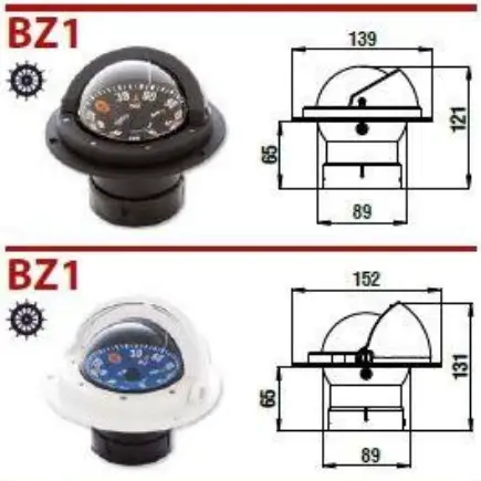 Riviera BZ3 Zenith BZ1 Slim Compass - fig 2