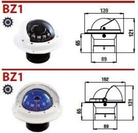 Riviera BZ3 Zenith BZ1 Slim Compass - fig 3