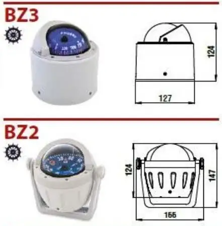 Riviera BZ3 Zenith BZ1 Slim Compass - fig 5