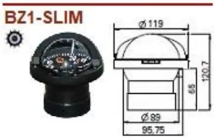 Riviera BZ3 Zenith BZ1 Slim Compass - fig 6