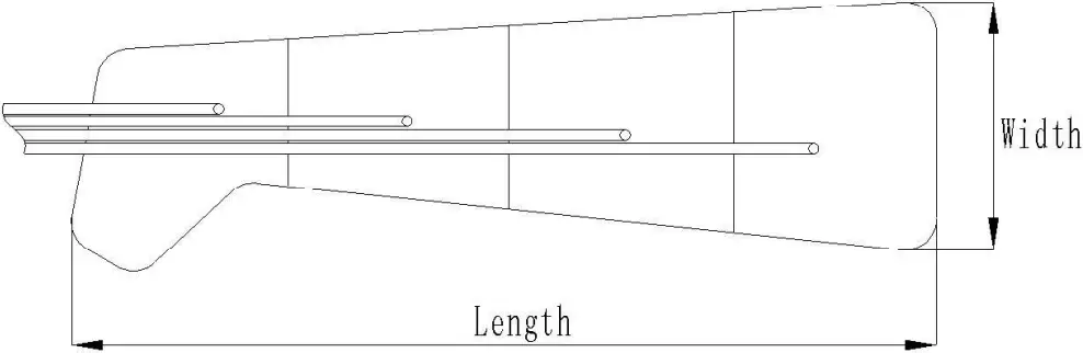 Richmar DVTREX-L - Garment sizes