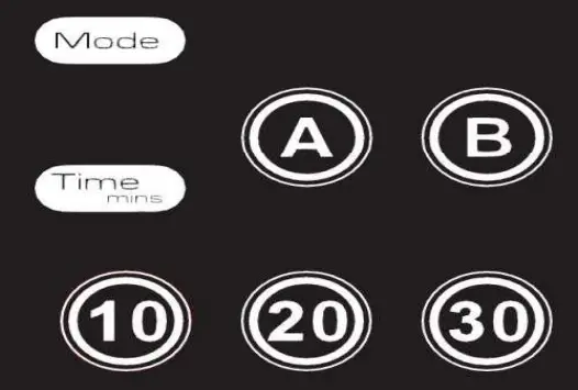 Richmar DVTREX-L - Mode and time settings