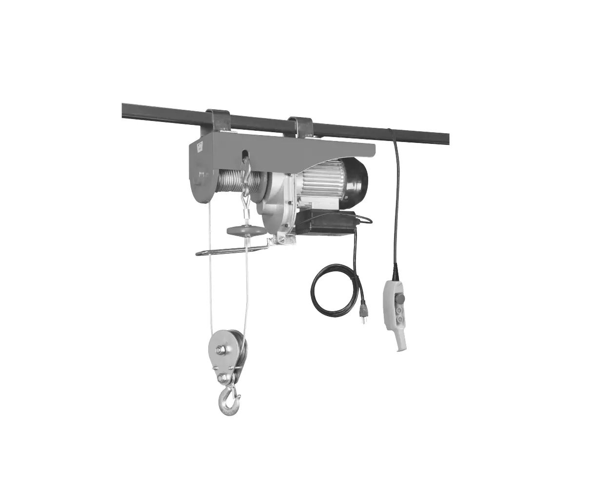 Pittsburgh 62770 Remote Controlled Electric Hoist Owner's Manual Pittsburgh 62770 Remote Controlled Electric Hoist Owner's Manual
