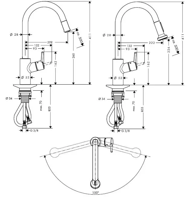 hansgrohe-14872XXX-Talis-S2-Variarc-Kitchen-Mixer-Tap-fig-13