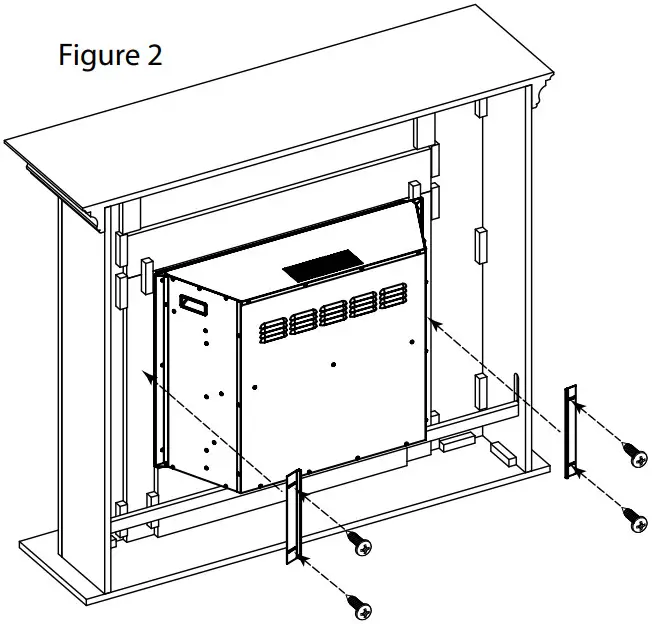 real flame 1290 Eliot Grand Electric Fireplace - Electric Firebox 2