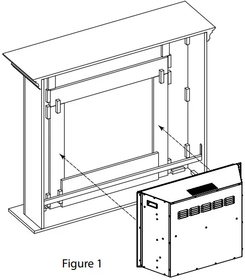 real flame 1290 Eliot Grand Electric Fireplace - Electric Firebox