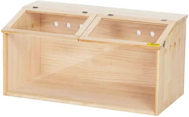 COZIWOW CW12S0516 Wooden Hamster Cage Habitat with Visible Acrylic Boards